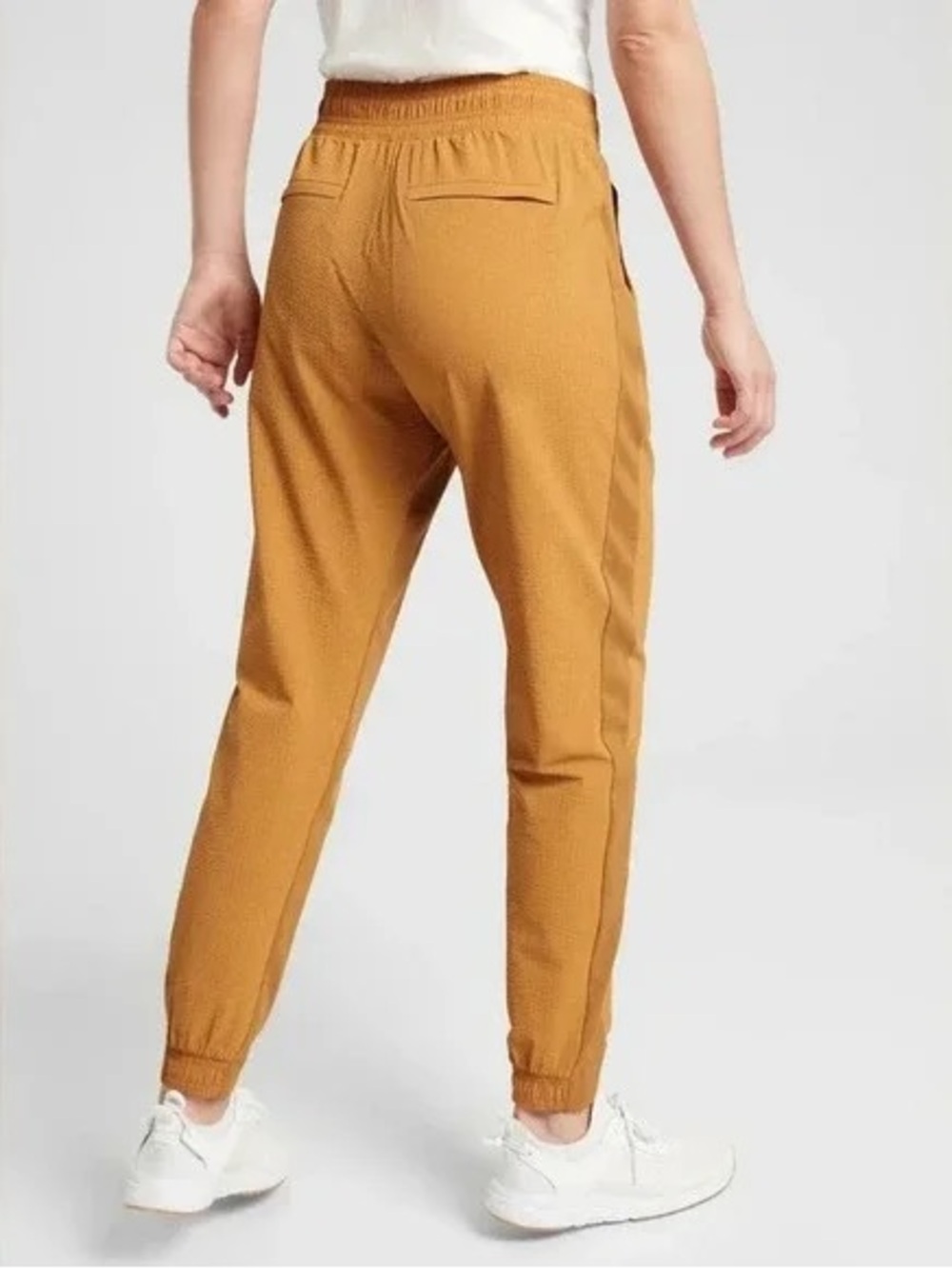 Athleta Textured Brooklyn Jogger Pants Women’s 4 Light Stretch Comfort - Picture 7 of 8